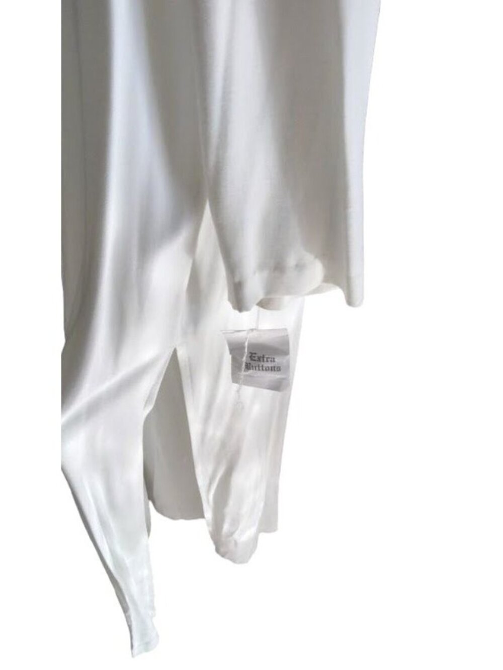 Ronni Nicole II Plus Size 24W Dress & Jacket Maxi Ivory Back Zip Two-Piece Set - Picture 4 of 12